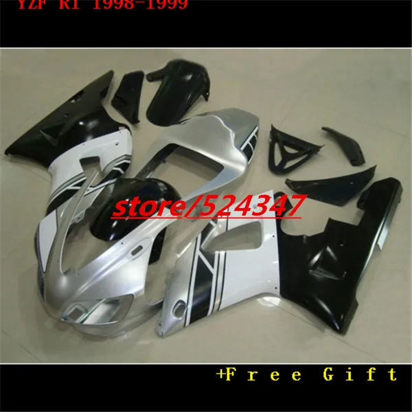 Hey-Cheap Custom motorcycle fairings kit for 1998 1999 YZFR1 YZF R1 98 99 silver black fairing set for Yamaha
Hey-Cheap Custom motorcycle fairings kit for 1998 1999 YZFR1 YZF R1 98 99 silver black fairing set for Yamaha