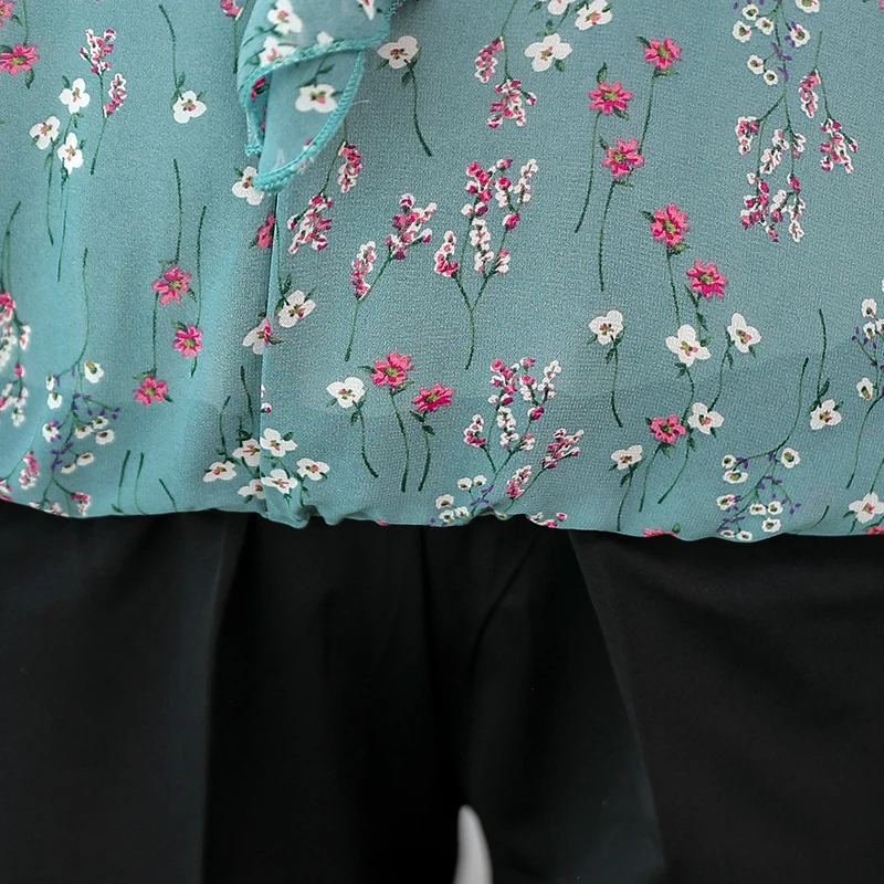 2019 New flower printing Women Blouses shirt Short Sleeve Chiffon Elegant women's clothing casual women tops
2019 New flower printing Women Blouses shirt Short Sleeve Chiffon Elegant women's clothing casual women tops