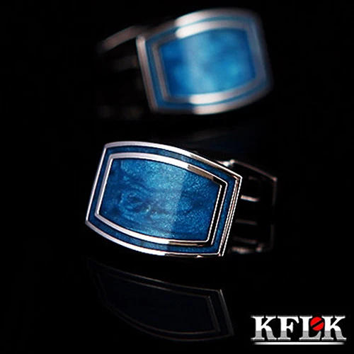 KFLK Luxury 2020 shirt cufflinks for men's Gift Brand cuff buttons Blue Enamel cuff link High Quality abotoaduras Jewelry
KFLK Luxury 2020 shirt cufflinks for men's Gift Brand cuff buttons Blue Enamel cuff link High Quality abotoaduras Jewelry