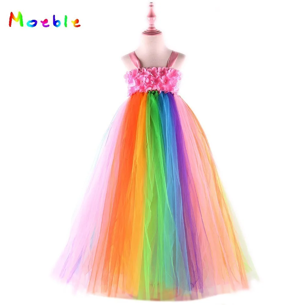 Candy Rainbow Girl Summer Dresses Ankle-Length Flower Girls Tulle Tutu Dress for Birthday Party Bridesmaid Wedding Dresses
Candy Rainbow Girl Summer Dresses Ankle-Length Flower Girls Tulle Tutu Dress for Birthday Party Bridesmaid Wedding Dresses