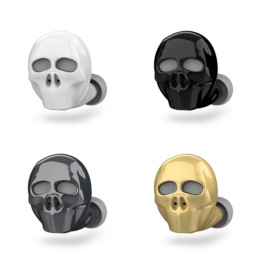 Mini Portable Skull Bluetooth 4.1 Headset In-ear Trendy Lighting Effect Wireless Hifi Earbuds Hands-free Earbuds for Sports
Mini Portable Skull Bluetooth 4.1 Headset In-ear Trendy Lighting Effect Wireless Hifi Earbuds Hands-free Earbuds for Sports