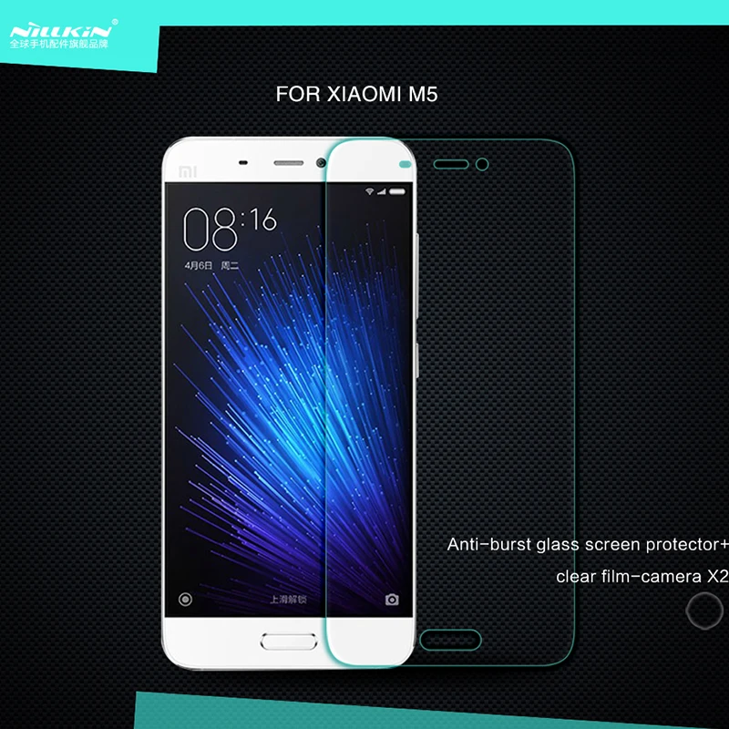 Для Xiaomi Mi5 закаленное Стекло Nillkin Удивительный H + Pro Anti-Explosion Экран протектор для M5