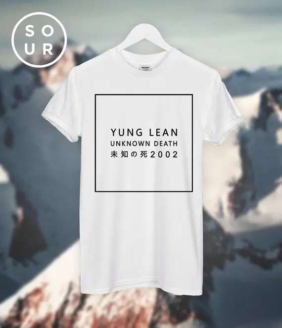 Yung Lean unknown death 2002 модная хипстерская футболка унисекс большого размера и Colors-A818
Yung Lean unknown death 2002 модная хипстерская футболка унисекс большого размера и Colors-A818
