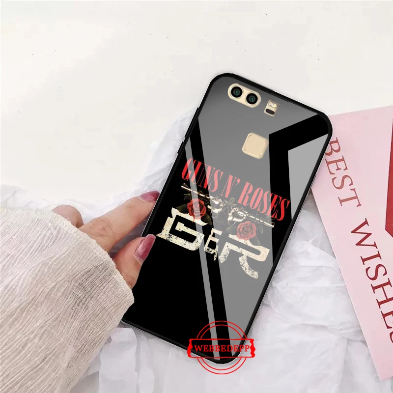 Guns n roses Glass Case for Huawei P10 lite P20 Pro P30 P Smart honor 7A 8X 9 10 Y6 Mate 20
Guns n roses Glass Case for Huawei P10 lite P20 Pro P30 P Smart honor 7A 8X 9 10 Y6 Mate 20
