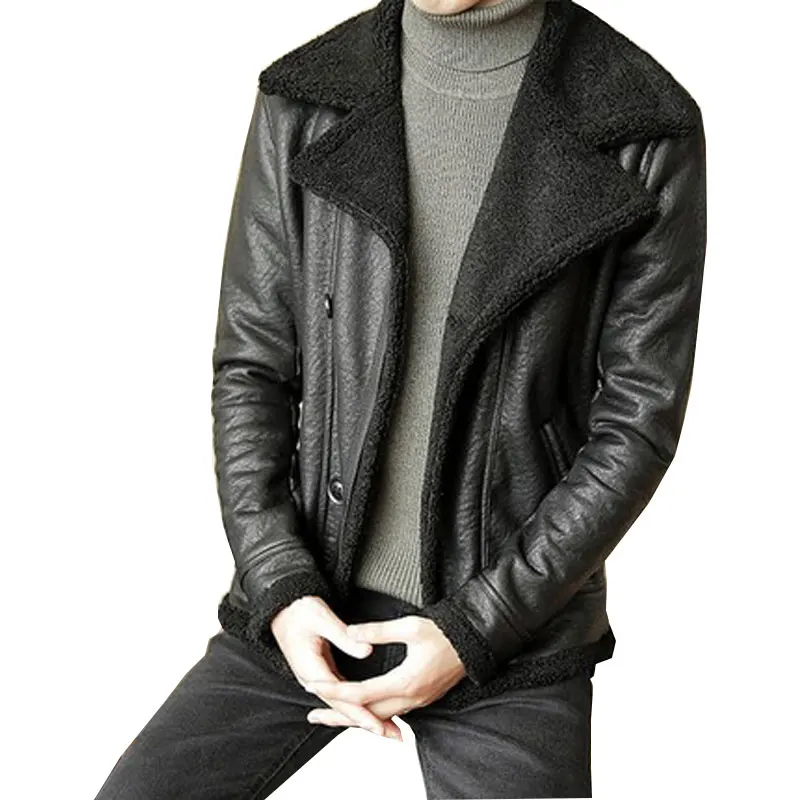 2019 Autumn and Winter plus velvet Thick Fur one Men's Leather Men's Business Casual Leather jacket Fleece Warm Thick coat
2019 Autumn and Winter plus velvet Thick Fur one Men's Leather Men's Business Casual Leather jacket Fleece Warm Thick coat