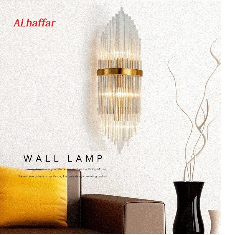 new luxury large Gold crystal wall lamp modern LED crystal wall light for living room bedroom Modern Wall Sconce Fixture
new luxury large Gold crystal wall lamp modern LED crystal wall light for living room bedroom Modern Wall Sconce Fixture
