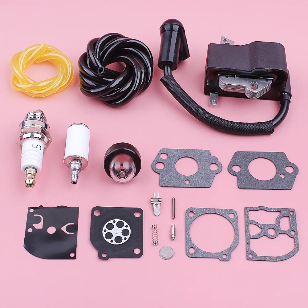 Ignition Coil Spark Plug For Homelite UT10514 UT10516 Carburetor Repair Fuel Filter Line Primer Bulb Kit Chainsaw Replace Part
Ignition Coil Spark Plug For Homelite UT10514 UT10516 Carburetor Repair Fuel Filter Line Primer Bulb Kit Chainsaw Replace Part