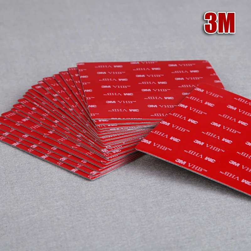 10pcs/lot 3M VHB 5608A 100 x 100mm Acrylic Foam Double Sided Attachment Extremely Strong 10cm*10cm*0.8mm
10pcs/lot 3M VHB 5608A 100 x 100mm Acrylic Foam Double Sided Attachment Extremely Strong 10cm*10cm*0.8mm