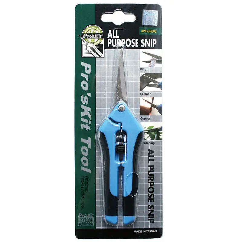 Pro'sKit 8PK-SR005 High Quality Stainless Steel Carbon Tesoura Multifunction Hand Tools With All Purpose Scissors Garden
Pro'sKit 8PK-SR005 High Quality Stainless Steel Carbon Tesoura Multifunction Hand Tools With All Purpose Scissors Garden