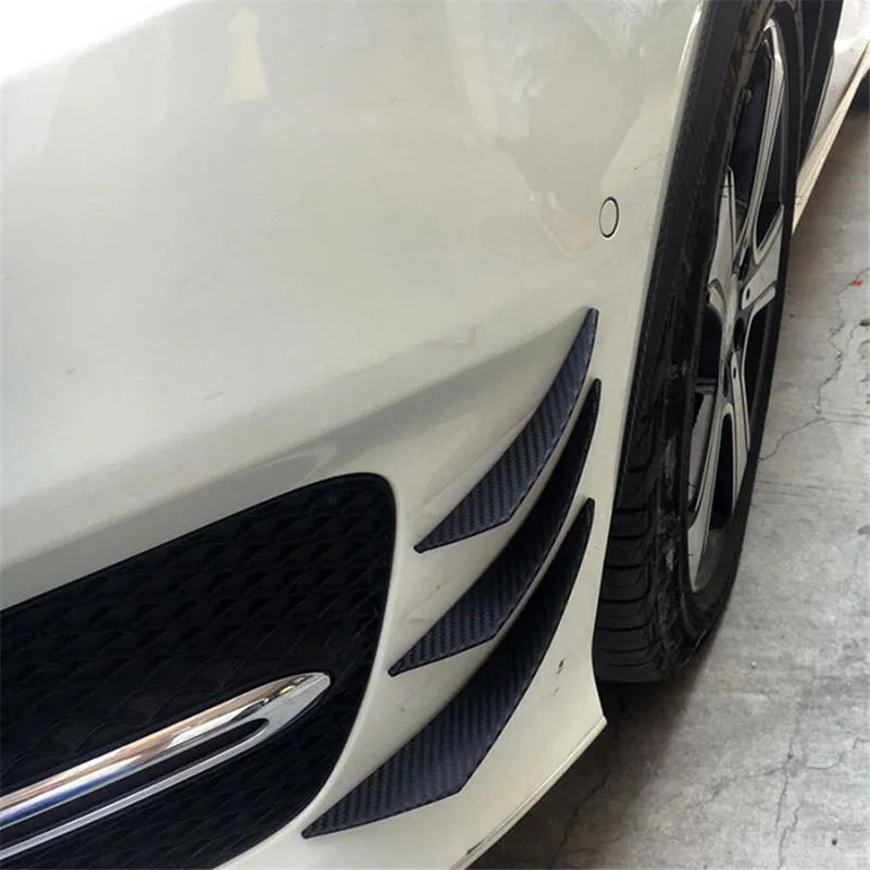 6Pcs Universal Carbon Fiber Look Car Front Bumper Fins Spoiler Wing Lip Splitter M8617
6Pcs Universal Carbon Fiber Look Car Front Bumper Fins Spoiler Wing Lip Splitter M8617