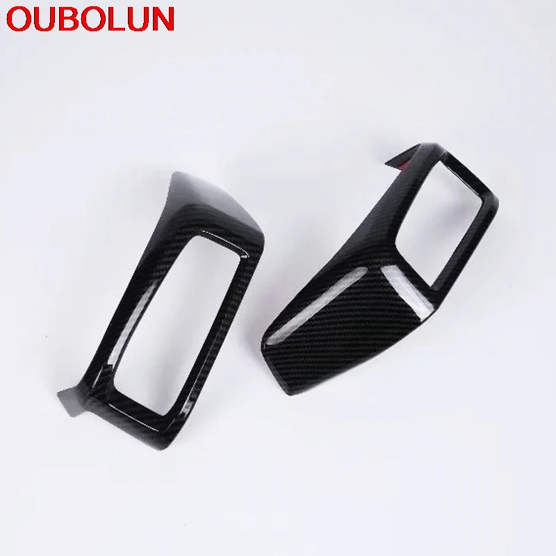 OUBOLUN для Hyundai ix35 2018 ABS краска из хромированного углеродного волокна средняя