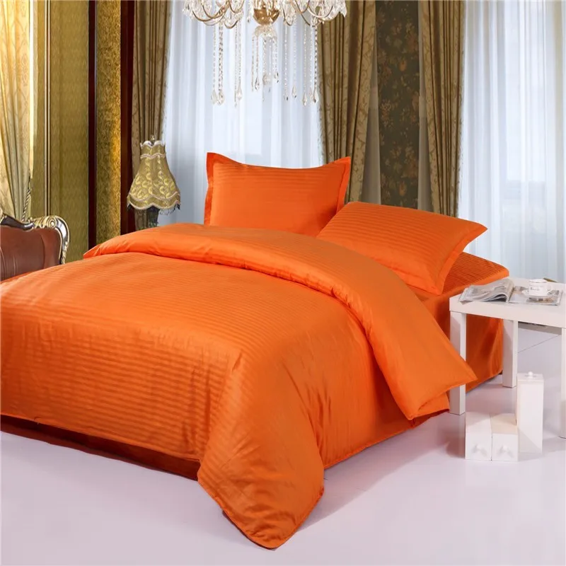 One piece pure Cotton Black White Orange Color Stripe Duvet Cover Hotel Solid Quilt Cover Twin Full Queen King #363
One piece pure Cotton Black White Orange Color Stripe Duvet Cover Hotel Solid Quilt Cover Twin Full Queen King #363