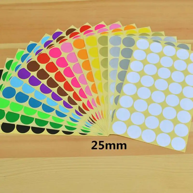 Diameter 25mm Round Dot Candy Color Ball Circle DIY Decorative Dairy Sticker Stationery Sticky Label Stickers
Diameter 25mm Round Dot Candy Color Ball Circle DIY Decorative Dairy Sticker Stationery Sticky Label Stickers