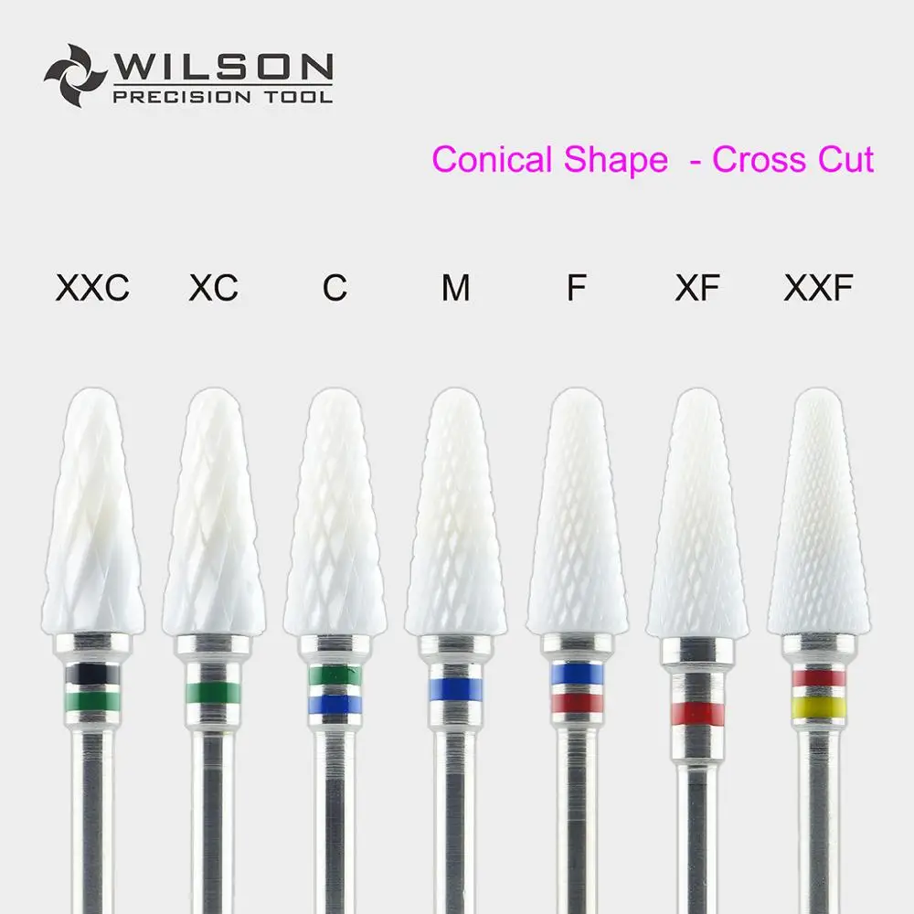 Conical Shape - 6.0mm Cross Cut White Zirconia Ceramic Burrs WILSON PRECISION TOOL | Красота и здоровье