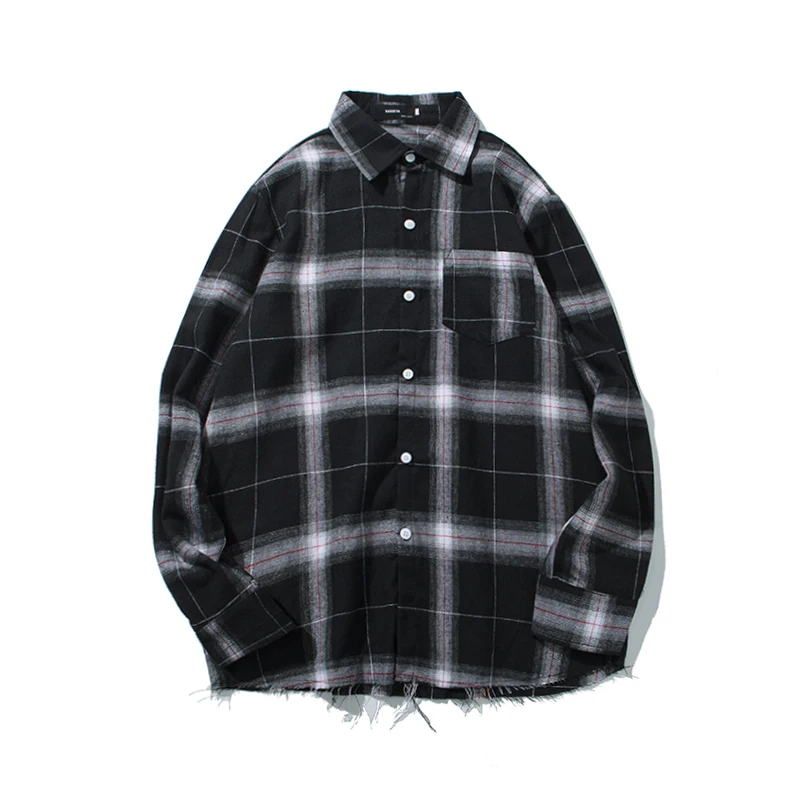 2020 spring new men's plaid long-sleeved Korean trend hit color casual loose shirt handsome Fashion Favourite Free shipping
2020 spring new men's plaid long-sleeved Korean trend hit color casual loose shirt handsome Fashion Favourite Free shipping