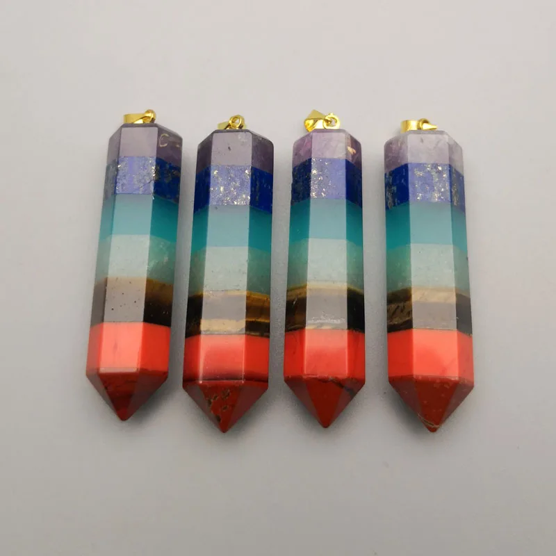fashion natural stone pendulum crystal pillar Pendants & necklaces for making Jewelry charm Point diy pendant 42X12MM 4pcs/lot
fashion natural stone pendulum crystal pillar Pendants & necklaces for making Jewelry charm Point diy pendant 42X12MM 4pcs/lot