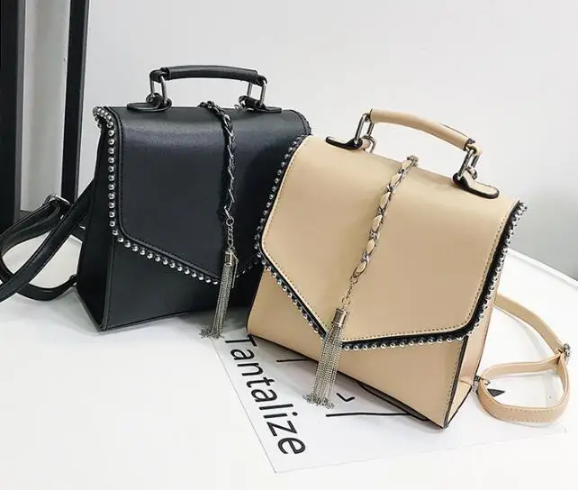 Fashion Leather Backpacks for Teenage Girls Bolsa Feminina Mochila Small Ear Women Backpack Tassel Shoulder Bags School Backpack
Fashion Leather Backpacks for Teenage Girls Bolsa Feminina Mochila Small Ear Women Backpack Tassel Shoulder Bags School Backpack