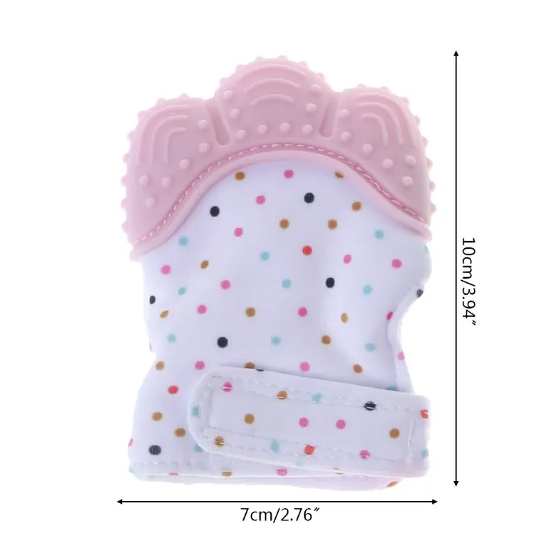 Baby Teether Gloves Grind Teeth Oral Care Teething Pain Relief Newborn Chew Sound Toys Silicone Mitten Nursing Supplies
Baby Teether Gloves Grind Teeth Oral Care Teething Pain Relief Newborn Chew Sound Toys Silicone Mitten Nursing Supplies