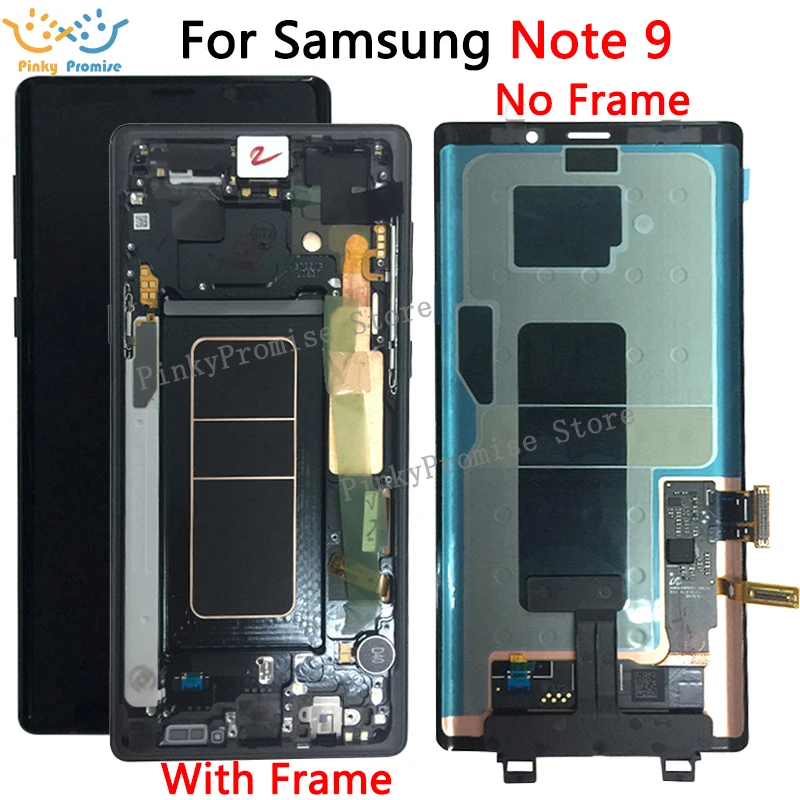 ЖК дисплей для Samsung Galaxy Note 9 N960 сенсорный экран с дигитайзером в сборе 6 4 дюйма N960F