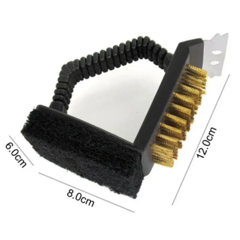 2 Pcs Barbecue Special Cleaning Brush Three Multi-purpose Copper Wire Brush Barbecue Tools
2 Pcs Barbecue Special Cleaning Brush Three Multi-purpose Copper Wire Brush Barbecue Tools