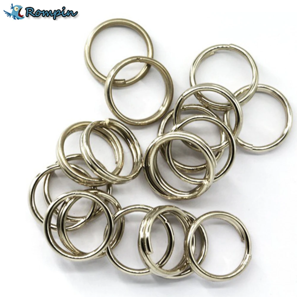 Rompin 100Pcs Stainless Steel Split Rings for Blank Lures Crank bait Hard Bait carp Fishing Tools Double Loop 6mm 7mm 8mm
Rompin 100Pcs Stainless Steel Split Rings for Blank Lures Crank bait Hard Bait carp Fishing Tools Double Loop 6mm 7mm 8mm