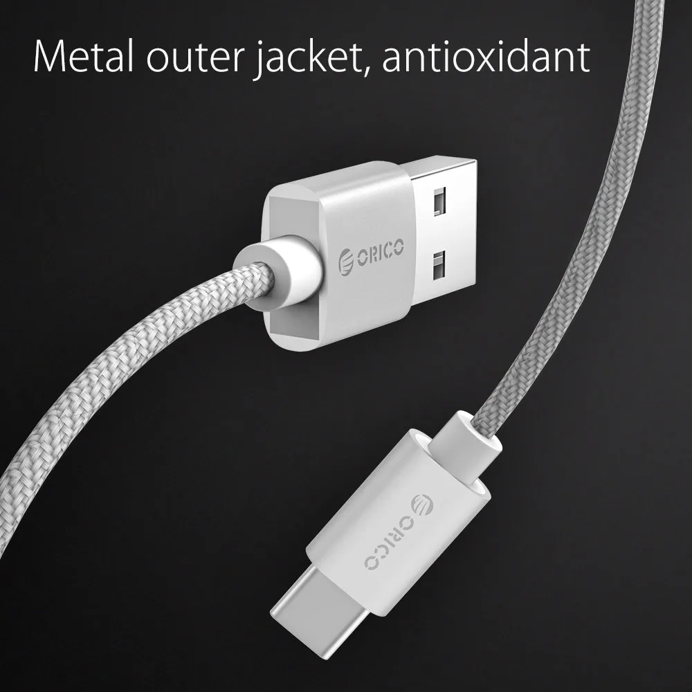 Кабель USB Type-C ORICO для быстрой зарядки и передачи данных зарядный кабель Nexus 5X 6P OnePlus