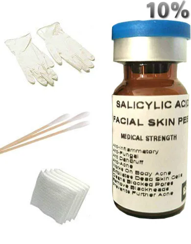 5ML 10% Salicylic Acid Peel Anti-Aging Treatment for Acne Scars Wrinkles Loose Oily, and Dry Skin- Removes Corns, Calluses
5ML 10% Salicylic Acid Peel Anti-Aging Treatment for Acne Scars Wrinkles Loose Oily, and Dry Skin- Removes Corns, Calluses