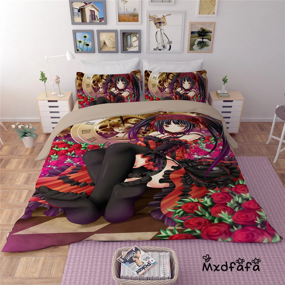 Комплект постельного белья Mxdfafa Anime DATE A LIVE с пододеяльником, Детские комплекты для кровати с 1 пододеяльником и 2 чехлами dakimakura
Комплект постельного белья Mxdfafa Anime DATE A LIVE с пододеяльником, Детские комплекты для кровати с 1 пододеяльником и 2 чехлами dakimakura