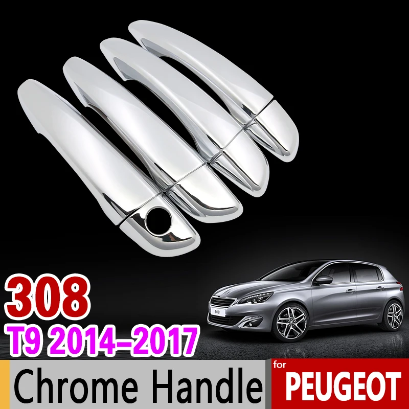 for Peugeot 308 t9 2014-2017 Chrome Handle Cover Trim Set 2nd Gen 308sw 308GT GTI 2015 2016 Car Accessories Stickers Car Styling
for Peugeot 308 t9 2014-2017 Chrome Handle Cover Trim Set 2nd Gen 308sw 308GT GTI 2015 2016 Car Accessories Stickers Car Styling