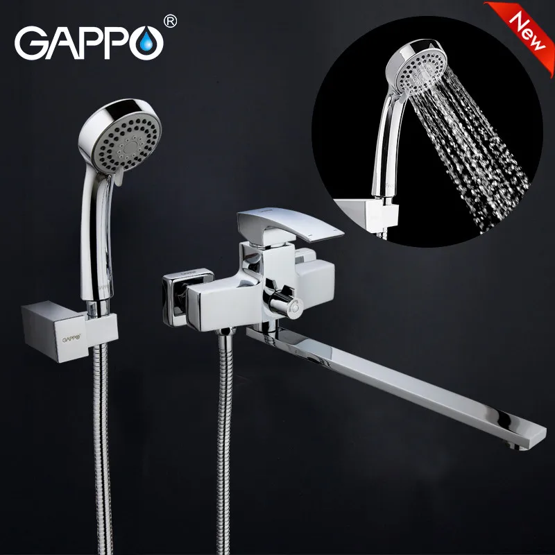 

GAPPO Waterfal bathtub sink faucet mixer bathroom shower Faucet Wall bathtub taps basin sink mixer Bath Shower set tap GA2207