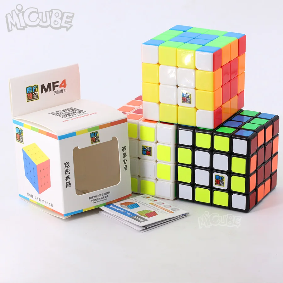 MofangJiaoshi MF4 4x4 магические кубики скоростная головоломка 62 мм игрушки для детей cubo WCA
