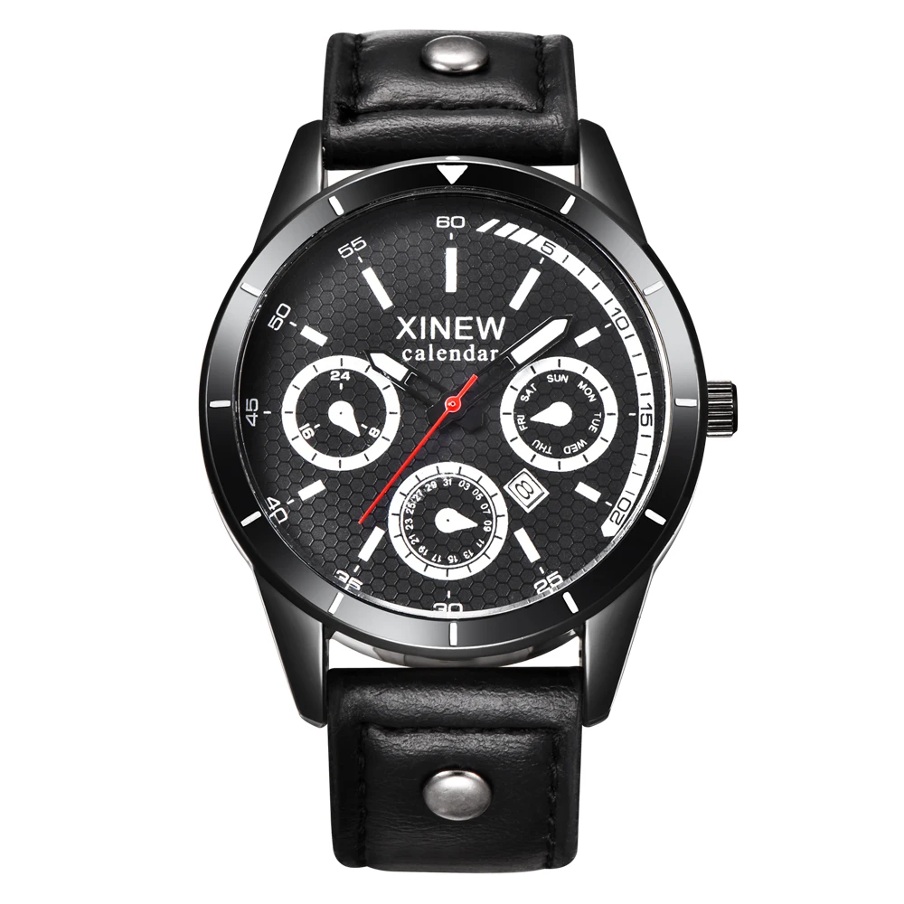 Top Famous Brand Watches Men Quartz-watch Fashion Leather Strap Date Clock Male Military Sport Wristwatch Relogio Masculino 2496
Top Famous Brand Watches Men Quartz-watch Fashion Leather Strap Date Clock Male Military Sport Wristwatch Relogio Masculino 2496