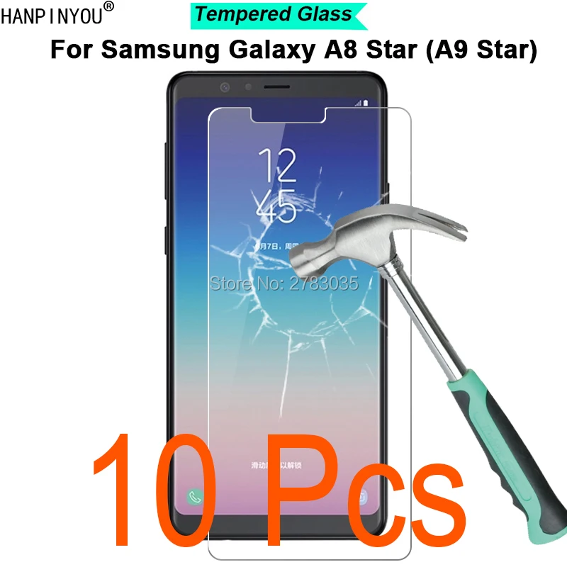 10 шт./лот для Samsung Galaxy A8 Star (A9 Star) 9H твердость 2.5D ультратонкое Закаленное стекло Защитная пленка для экрана
10 шт./лот для Samsung Galaxy A8 Star (A9 Star) 9H твердость 2.5D ультратонкое Закаленное стекло Защитная пленка для экрана