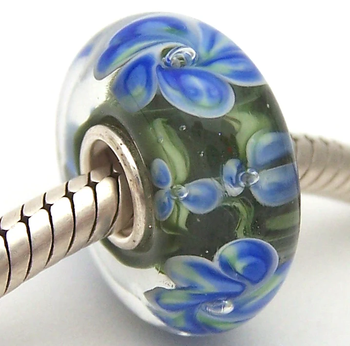 PJG1059 100% S925 Sterling Silver Murano Glass Beads Diy Jewelry Lampwork Fit European Charms Bracelet
PJG1059 100% S925 Sterling Silver Murano Glass Beads Diy Jewelry Lampwork Fit European Charms Bracelet