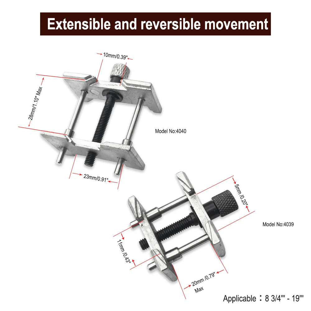 2-in-1 Watch Case Alloy Movement Holder Watchmaker Clamp Repair Tool 4040 & 4039
2-in-1 Watch Case Alloy Movement Holder Watchmaker Clamp Repair Tool 4040 & 4039