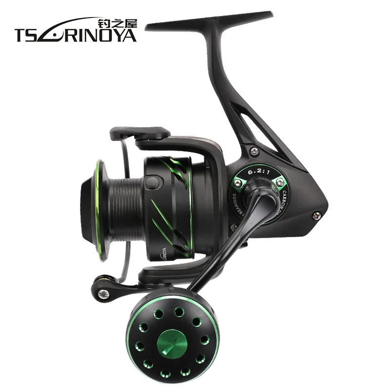 TSURINOYA FLYING SHARK 4000/5000 Spinning Fishing Reel 12BB/6.2:1/12Kg Metal Spool Spinning Reel Ocean Boat Coil Peche Molinete
TSURINOYA FLYING SHARK 4000/5000 Spinning Fishing Reel 12BB/6.2:1/12Kg Metal Spool Spinning Reel Ocean Boat Coil Peche Molinete
