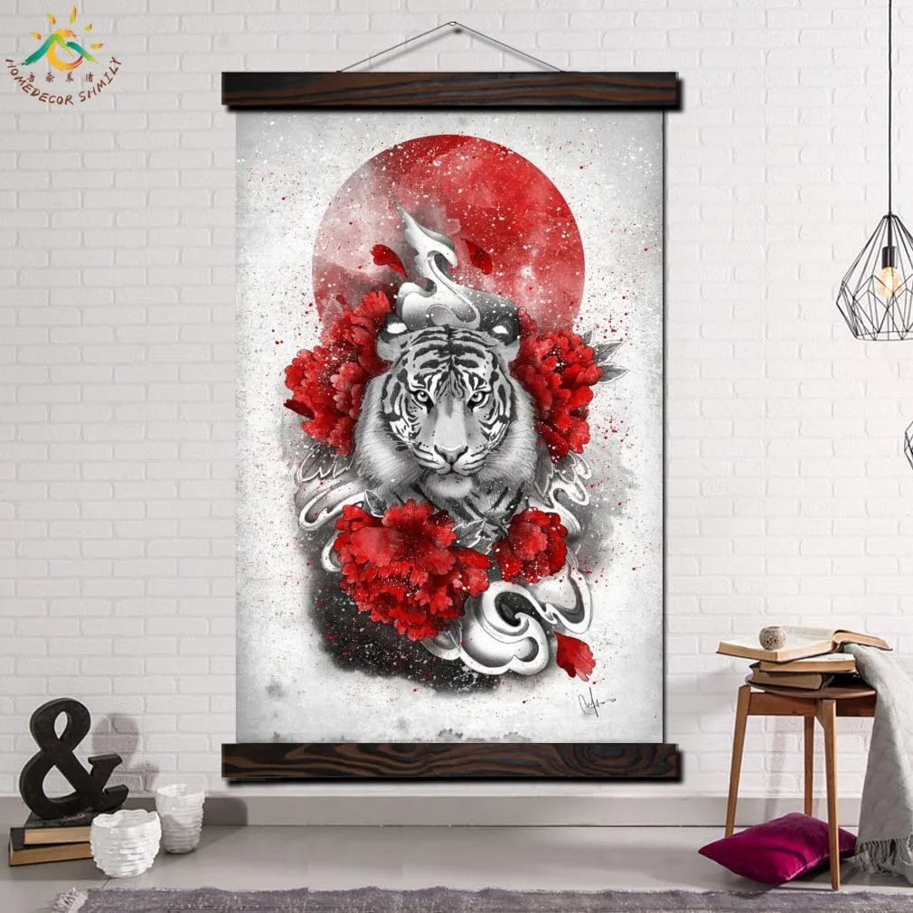 Japan Style Tiger Sun Modern Wall Art Print Pop Art Picture And Poster Framed Scroll Canvas Painting Home Decor Canvas Poster
Japan Style Tiger Sun Modern Wall Art Print Pop Art Picture And Poster Framed Scroll Canvas Painting Home Decor Canvas Poster