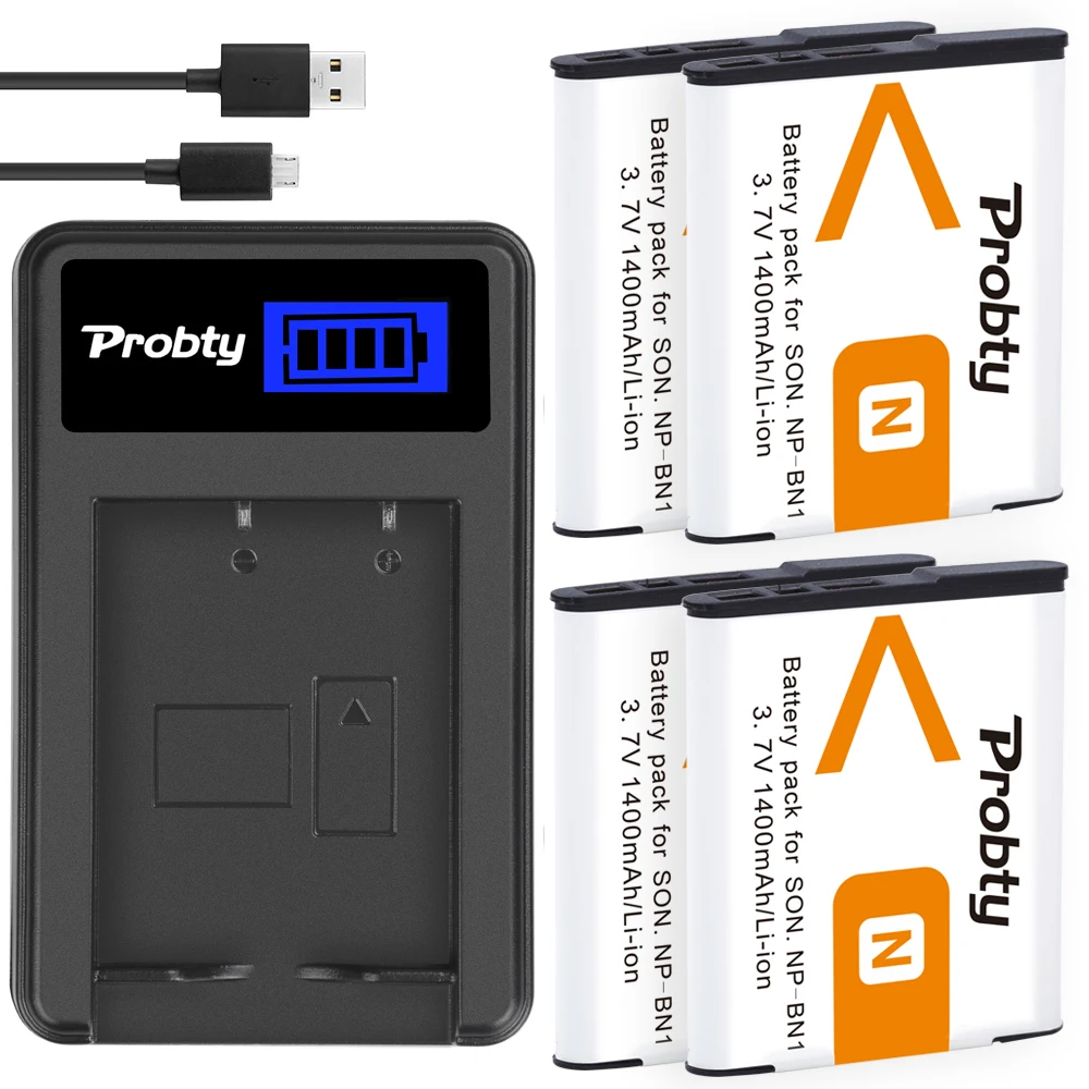 NP-BN1 аккумулятор и зарядное устройство для SONY Cyber-shot DSC-TX7S DSC-TX7TS/L DSC-WX5/S DSC-W320S DSC-W320R