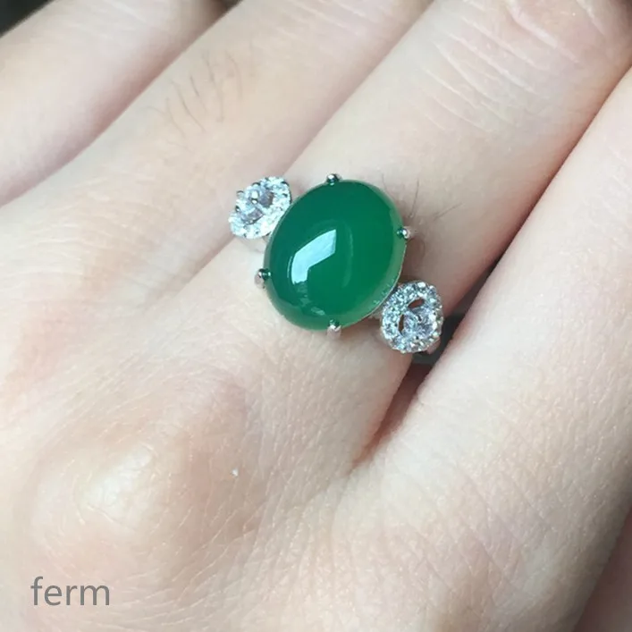 KJJEAXCMY Boutique Jewelry 925 Silver-inlaid Natural Green Chalcedony Garnet Female Miss Ring Mini Support Detection
KJJEAXCMY Boutique Jewelry 925 Silver-inlaid Natural Green Chalcedony Garnet Female Miss Ring Mini Support Detection