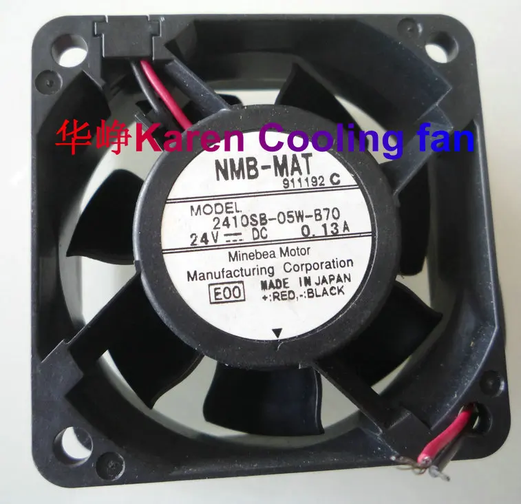 New Original for NMB 2410SB-05W-B70 60*60*25MM 6cm 24V 0.13A inverter cooling fan
New Original for NMB 2410SB-05W-B70 60*60*25MM 6cm 24V 0.13A inverter cooling fan