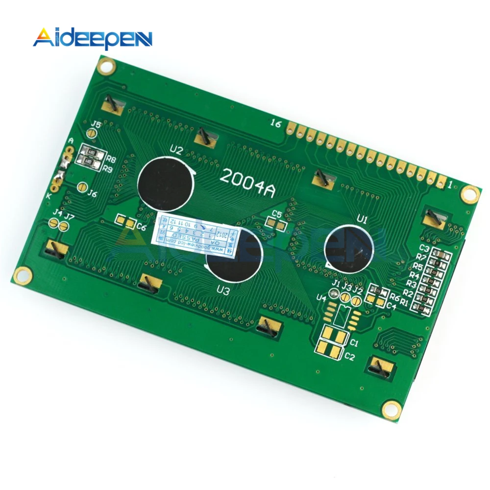 2004LCD 20*4 20X4 Character LCD Display Module Blue Blacklight 5V Blue Screen for Arduino
2004LCD 20*4 20X4 Character LCD Display Module Blue Blacklight 5V Blue Screen for Arduino