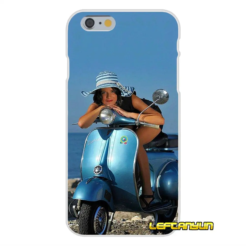 Синий Vespa для Samsung Galaxy S3 S4 S5 MINI S6 S7 edge S8 S9 Plus Note 2 3 4 5 8 аксессуары чехлы телефонов |