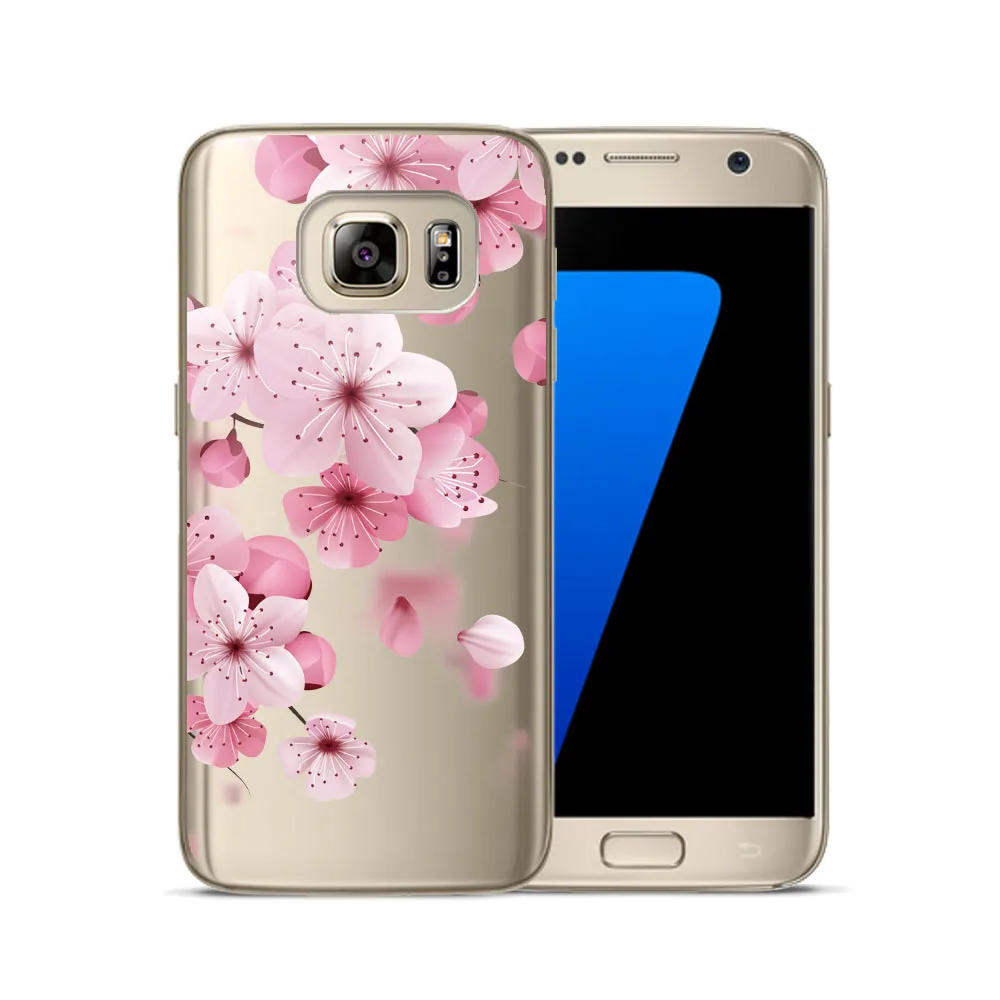 Силиконовый чехол для Samsung Galaxy S5 Mini S6 S7 Edge S8 S9 S10 Plus Note 5 8 9|Бамперы| |