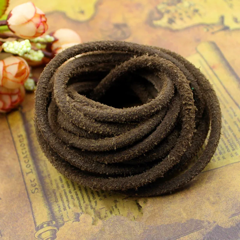 BASEHOME 2meters/lot 3/4/5/6/8mm Genuine Cow Leather Cord Brown Bracelet Cord DIY Bracelets Necklace Making Craft
BASEHOME 2meters/lot 3/4/5/6/8mm Genuine Cow Leather Cord Brown Bracelet Cord DIY Bracelets Necklace Making Craft