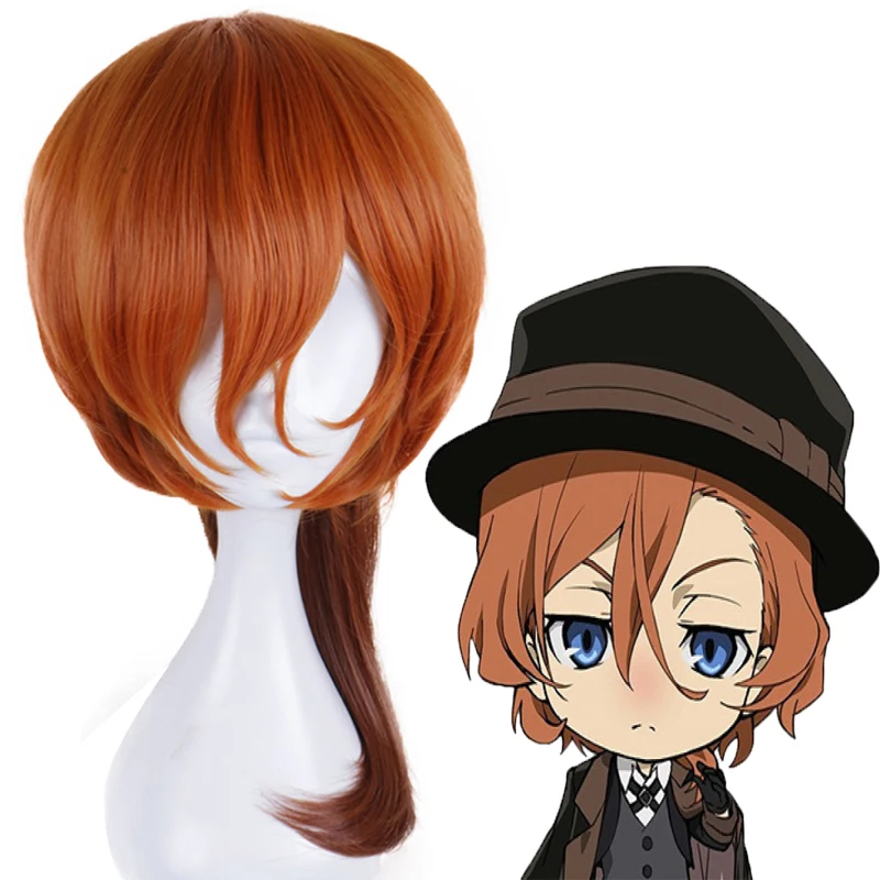 Anime Bungo Stray Dogs Cosplay Wigs Nakahara Chuuya Cosplay Hair Wig Heat Resistant Synthetic Wig Halloween Party Cosplay Wigs
Anime Bungo Stray Dogs Cosplay Wigs Nakahara Chuuya Cosplay Hair Wig Heat Resistant Synthetic Wig Halloween Party Cosplay Wigs