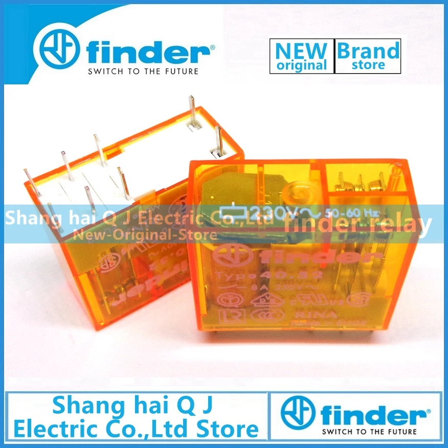 

Brand new and original finder 40.52.8.230.0000 type 40.52 230VAC 8A relay