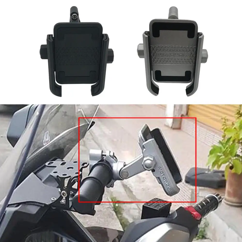 Universal Motorcycle Bike Bicycle Phone Bracket Holder Clip Handlebar Bracket 360 Degree Adjustable For Honda Yamaha Suzuki BMW
Universal Motorcycle Bike Bicycle Phone Bracket Holder Clip Handlebar Bracket 360 Degree Adjustable For Honda Yamaha Suzuki BMW