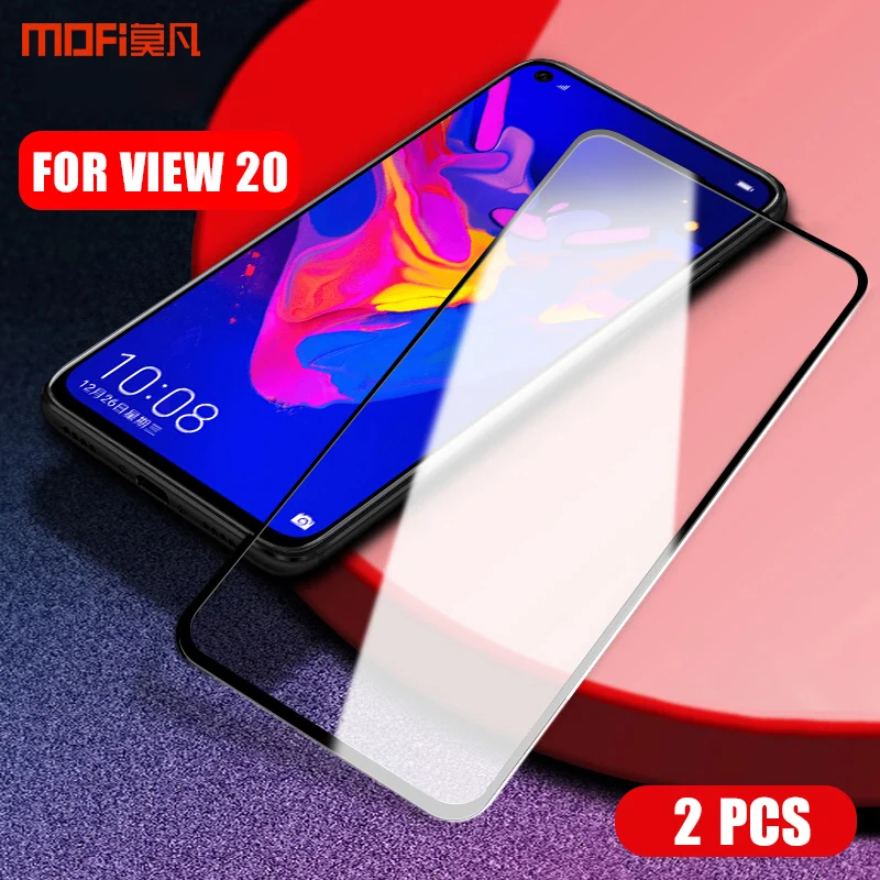 Honor view 20 стекло MOFI huawei honor закаленное V20 Защита экрана view20 полное покрытие 2