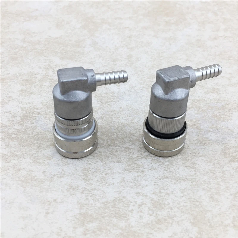 Ball Lock Disconnects Stainless Steel Ball Lock Keg 1/4'' Barb Fittings Liquid and Gas Set Bar Accessory
Ball Lock Disconnects Stainless Steel Ball Lock Keg 1/4'' Barb Fittings Liquid and Gas Set Bar Accessory