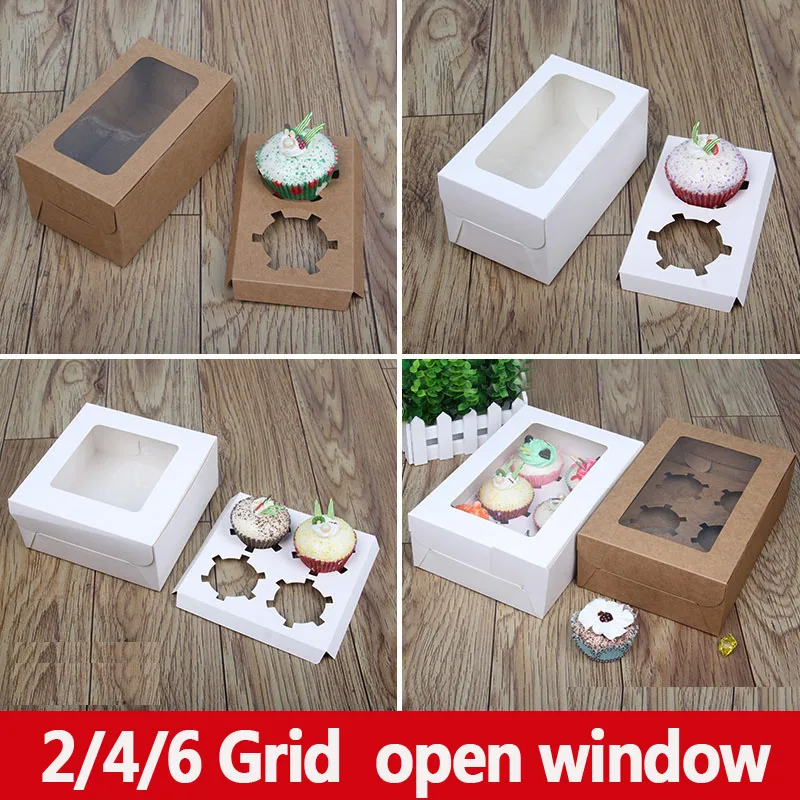 30 set Hold 2/4/6 Cupcake paper cookie carrier boxes for muffins paper cupcakes white display cups cardboard packaging cases
30 set Hold 2/4/6 Cupcake paper cookie carrier boxes for muffins paper cupcakes white display cups cardboard packaging cases